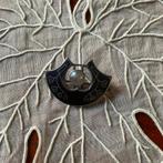 ERG MOOIE ART DECO NIELLO KLEIN ZILVER BROCHE+MABE PAREL, Sieraden, Tassen en Uiterlijk, Antieke sieraden, Ophalen of Verzenden