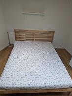 IKEA Bed Frame + Spring Matress + GRATIS 2 night stands, Ophalen, Gebruikt, Tweepersoons, 200 cm