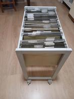 Vintage hangmappenkar/dossierwagen op wieltjes, Ophalen, Minder dan 50 cm, Gebruikt, Vintage