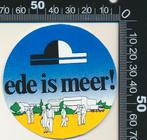 Sticker: Ede is meer (1), Ophalen of Verzenden, Zo goed als nieuw, Bedrijf of Vereniging