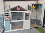 Mooie vogel volière wegens verhuizing kan ik het niet meenem, Dieren en Toebehoren, Ophalen of Verzenden, Zo goed als nieuw, Aluminium
