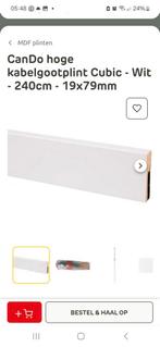 Cando plinten met kabelgoot - diverse lengtes, Ophalen, Gebruikt, Mdf, 200 tot 250 cm