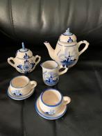 Delftsblauw Mini Theeserviesje, Antiek en Kunst, Ophalen of Verzenden