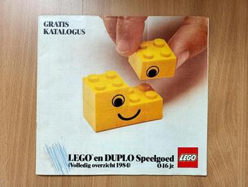 Lego en Duplo speelgoed katalogus 1984