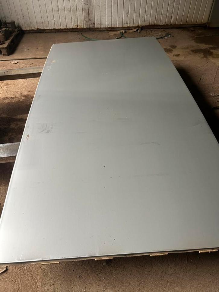 RVS plaat 3000x1500x2.5mm, Doe-het-zelf en Verbouw, Platen en Panelen, Zo goed als nieuw, Overige materialen, Minder dan 20 mm
