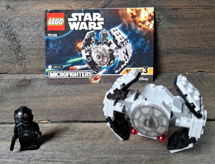 Lego Star Wars set 75128. TIE Advanced Prototype, Kinderen en Baby's, Speelgoed | Duplo en Lego, Zo goed als nieuw, Lego, Complete set