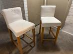 2 Ikea Barkrukken - Zithoogte 65cm, Huis en Inrichting, Stoelen, Ophalen, Gebruikt, Twee, Wit