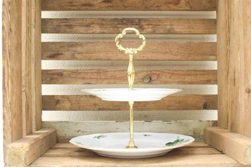 Rose porseleinen Etagere 45862, Huis en Inrichting, Keuken | Servies, Gebruikt, Overige typen, Overige stijlen, Porselein, Ophalen of Verzenden