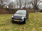 Fiat 500 0.9 80pk Twinair Turbo 2014 Zwart, Auto's, Voorwielaandrijving, Stof, 31 €/maand, Origineel Nederlands