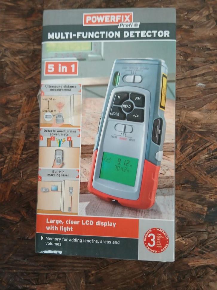 Powerfix Profi Multifunctionele Detector, Antiek en Kunst, Antiek | Gereedschap en Instrumenten, Ophalen of Verzenden