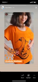 Oranje T-Shirts (XS, S, M, L), Kleding | Dames, T-shirts, Oranje, Ophalen of Verzenden, Zo goed als nieuw, Korte mouw