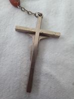 Vintage rozenkrans bruintinten III, Antiek en Kunst, Ophalen of Verzenden