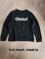 Trui oliebol kerst oud en nieuw maat s / m, Ophalen of Verzenden, Gedragen, Maat 48/50 (M), Zwart
