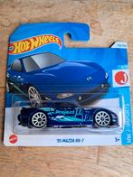 Hot Wheels 95 Mazda RX-7 blauw nieuw in verpakking, Hobby en Vrije tijd, Modelauto's | Overige schalen, Ophalen of Verzenden, Nieuw