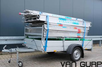 Anssems aanhanger met Euroscafford rolsteiger steiger 10m beschikbaar voor biedingen