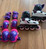 Oxelo verstelbare skeelers play 5 Decathlon met beschermers, Kinderen en Baby's, Verstelbaar, Kinderen, Ophalen of Verzenden, Zo goed als nieuw