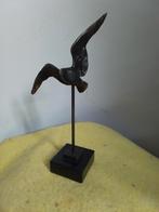 8525) bronze beeld  vogel  hoog  20cm, Ophalen of Verzenden