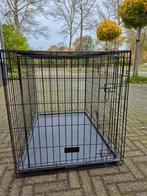 Hondenbench zwart groot 107x71x78 met 2 deurtjes, Dieren en Toebehoren, Hondenbenches, Ophalen