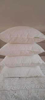 4 Grote IKEA Sierkussens 65x65 cm, Wit, Ophalen of Verzenden, Zo goed als nieuw, Minder dan 10 m²