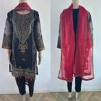 Salwar kameez anarkali churidar saree lengha jurk zwart S, Ophalen of Verzenden, Zo goed als nieuw, Maat 36 (S), Zwart