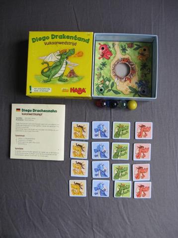 Diego Drakentand - Vulkaanwedstrijd HABA (5495) beschikbaar voor biedingen
