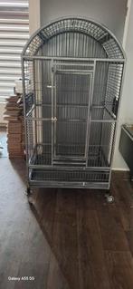 Grote papegaaienkooi, Dieren en Toebehoren, Ophalen, Gebruikt, Metaal, Vogelkooi