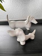 Teckel Dachshund beeldjes beeld, Verzenden, Zo goed als nieuw, Dier