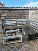 GRATIS Stookhout - afvalhout / Houten Pallet Loungebank, Tuin en Terras, Ophalen, Gebruikt, Hout