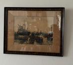 Antiek schilderij? / ets scheepvaart Jan Sirks (1885-1938), Ophalen