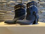Sendra laarsjes by Paul Warmer, suède blauw, mt 38: €55, Sendra, Blauw, Lage of Enkellaarzen, Ophalen of Verzenden
