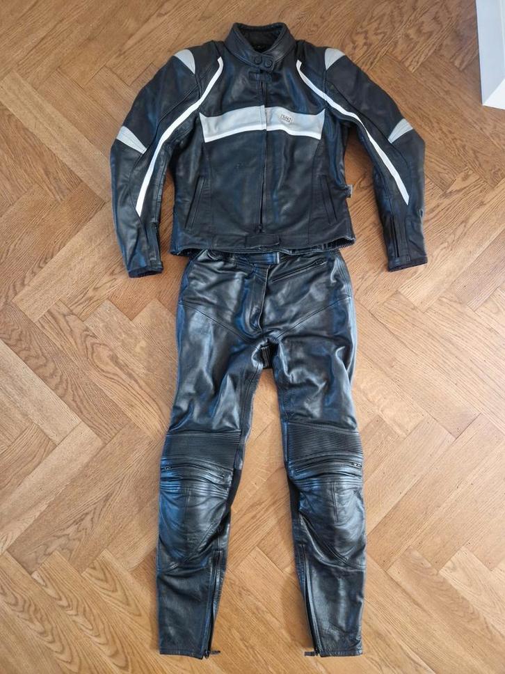 Leren Motorpak - Jas en Broek - dames - IXS - maat 42, Motoren, Kleding | Motorkleding, Jas | leer, Dames, Tweedehands, Ophalen