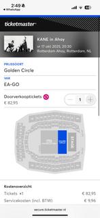 KANE TICKET GOLDEN CIRCLE 17 OKTOBER AHOY, Eén persoon, Oktober