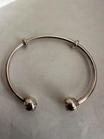 Pandora open bangle mt2, Sieraden, Tassen en Uiterlijk, Armbanden, Ophalen of Verzenden, Gebruikt, Zilver