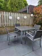 Tuintafel Royal Patio, Tuin en Terras, Tuinsets en Loungesets, Ophalen, 4 zitplaatsen, Eettafel, Zo goed als nieuw
