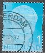 NL 1  zegel Koning Willem Alexander 2021, Postzegels en Munten, Postzegels | Nederland, Verzenden, Na 1940, Gestempeld