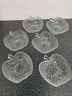 Vintage Ravenhead Siesta appelvormige glazen kommetjes., Huis en Inrichting, Keuken | Servies, Ophalen of Verzenden, Overige stijlen