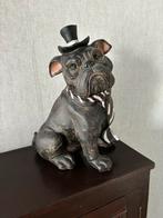 Engelse Bulldog groot beeld bril hoed stropdas, Nieuw, Ophalen of Verzenden