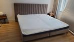 Matt Sleeps Boxspring 200x200 (zonder matras/topper), Huis en Inrichting, Ophalen, Bruin, Tweepersoons, Zo goed als nieuw