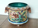 antieke Majolica aardewerk pot, Ophalen