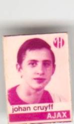 Ajax Johan Cruyff voetbal collectable oud speld, Verzamelen, Speldjes, Pins en Buttons, Verzenden, Zo goed als nieuw, Sport