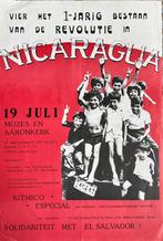 Poster protest. Bijeenkomst 1980 Nicaragua, Verzamelen, Posters, Rechthoekig Staand, Deurposter of groter, Ophalen of Verzenden