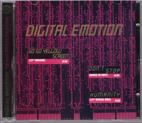 Digital Emotion CD The Maxi-Singles Collection, Cd's en Dvd's, Cd's | Pop, Zo goed als nieuw, 1980 tot 2000, Verzenden