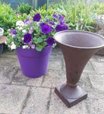 Gietijzeren vaas, Tuin en Terras, Tuinvazen, Ophalen, Gebruikt