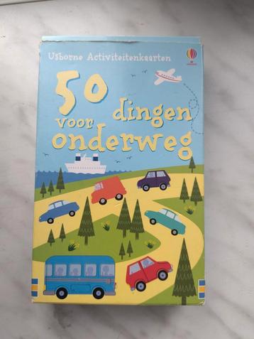 50 activiteiten kaarten. 50 dingen voor onderweg. beschikbaar voor biedingen