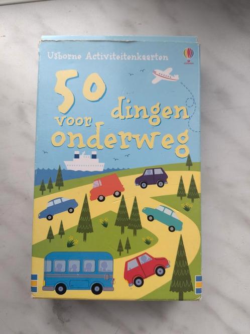 50 activiteiten kaarten. 50 dingen voor onderweg., Hobby en Vrije tijd, Gezelschapsspellen | Overige, Zo goed als nieuw, Ophalen of Verzenden