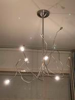 Lamp met buigbare armen 10 lampen, Huis en Inrichting, Ophalen of Verzenden, Gebruikt, Glas, Modern