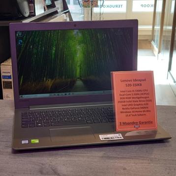 Lenovo Ideapad 520-15IKB I5-7200U 8GB/256GB SSD Geforce 940 beschikbaar voor biedingen