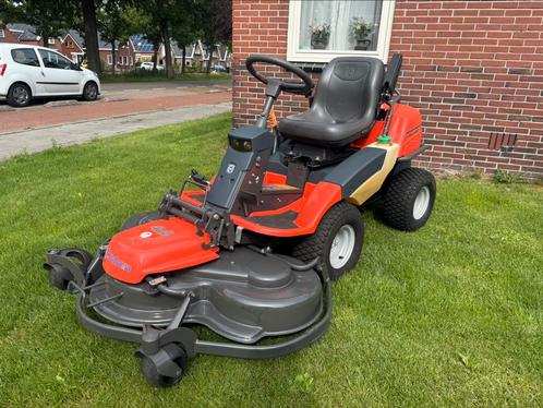 Husqvarna proflex 21 Zitmaaier 4x4 AWD stuurbekrachtiging, Tuin en Terras, Zitmaaiers, Gebruikt, 120 cm of meer, Elektrische starter