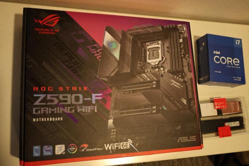 Upgradepakket – i7-11700K + ASUS ROG Strix Z590-F + 32GB RAM, Computers en Software, Videokaarten, Nvidia, GDDR6, Ophalen of Verzenden