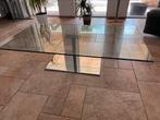Glazen salontafel, Huis en Inrichting, Tafels | Salontafels, Ophalen, 100 tot 150 cm, 50 tot 100 cm, Modern
